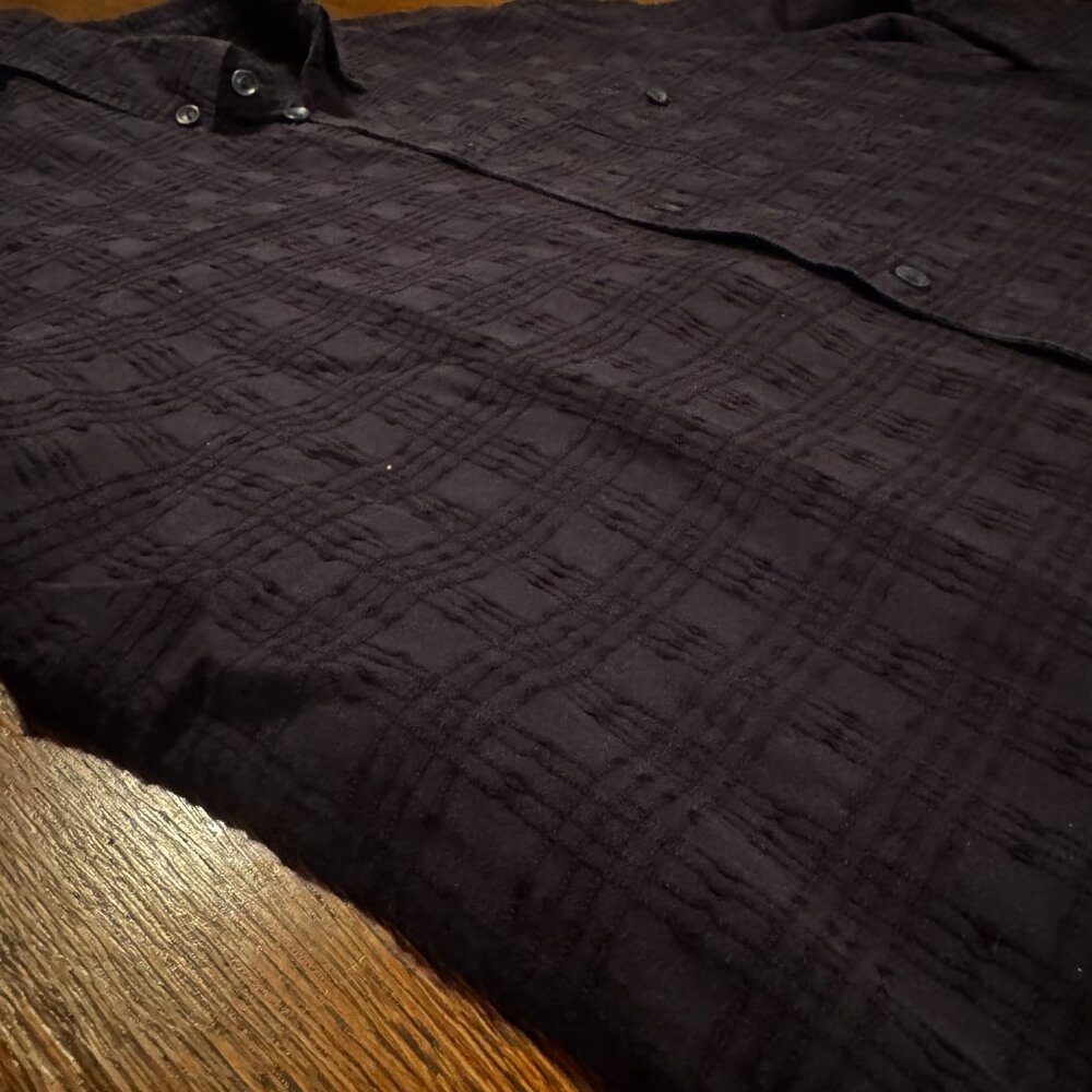Samsøe & Samsøe Ribbed/Knit Men's Button Up (Size M) - Picture 4 of 10
